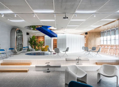 富有创意的团结办公装修设计空间是怎样打造的——慕金星光国际